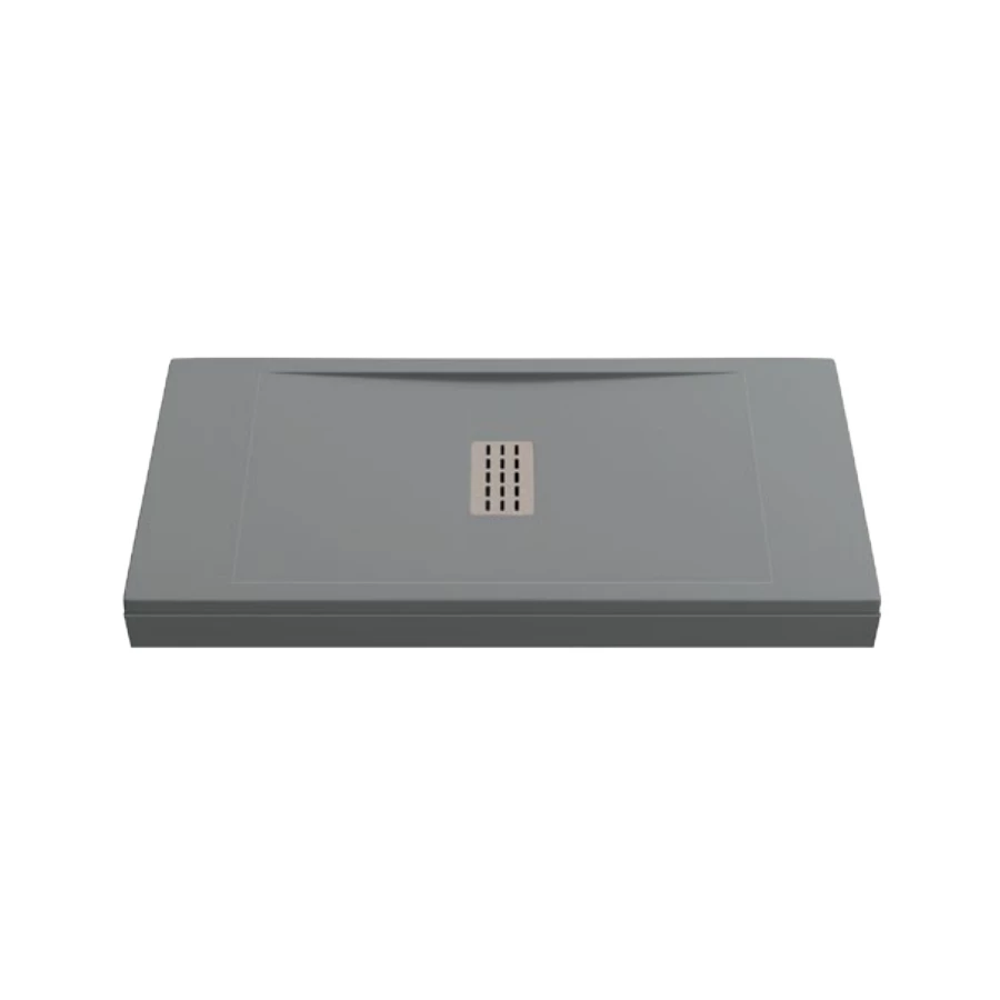 Душевой поддон Creto Etna серый 2-0018 140x90 см