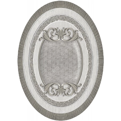 Вставка El Molino Venecia Plata-Gris Medallon 14x10 см