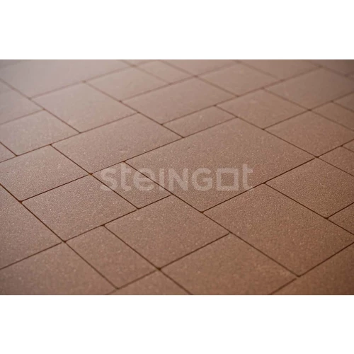 Тротуарная плитка Steingot Бавария 4181 коричневая 60 мм