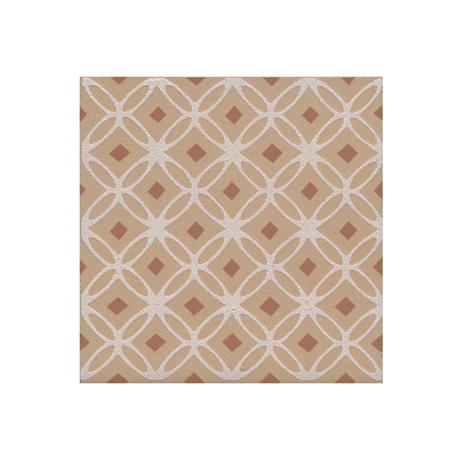 Керамогранит Kerama Marazzi Агуста 1 Декор матовый оранжевый VT/C607/1337 9,8x9,8 см