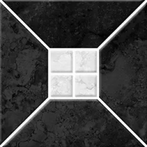 Плитка настенная Керамин Риальто 1Т тип 1 черная 20х20 см