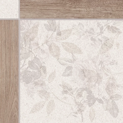 Керамогранит грес глазуированный Global Tile Driada GT Светло-бежевый GT404VGNG 41,2*41,2 см