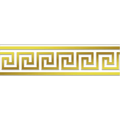 Бордюр Eurotile Ceramica Marbelia золото 14 29,5х7,5 см