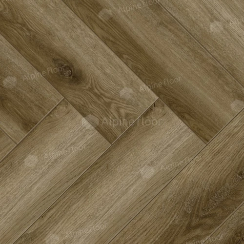 Ламинат Alpine Floor Herringbone Дуб Марсель LF102-9 33 класс 8 мм 2.2034 кв.м 60.6х10.1 см