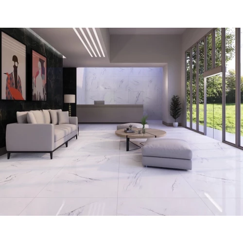 Керамогранит Meili Ceramic Victoria Polish глянцевый белый 120х120 см