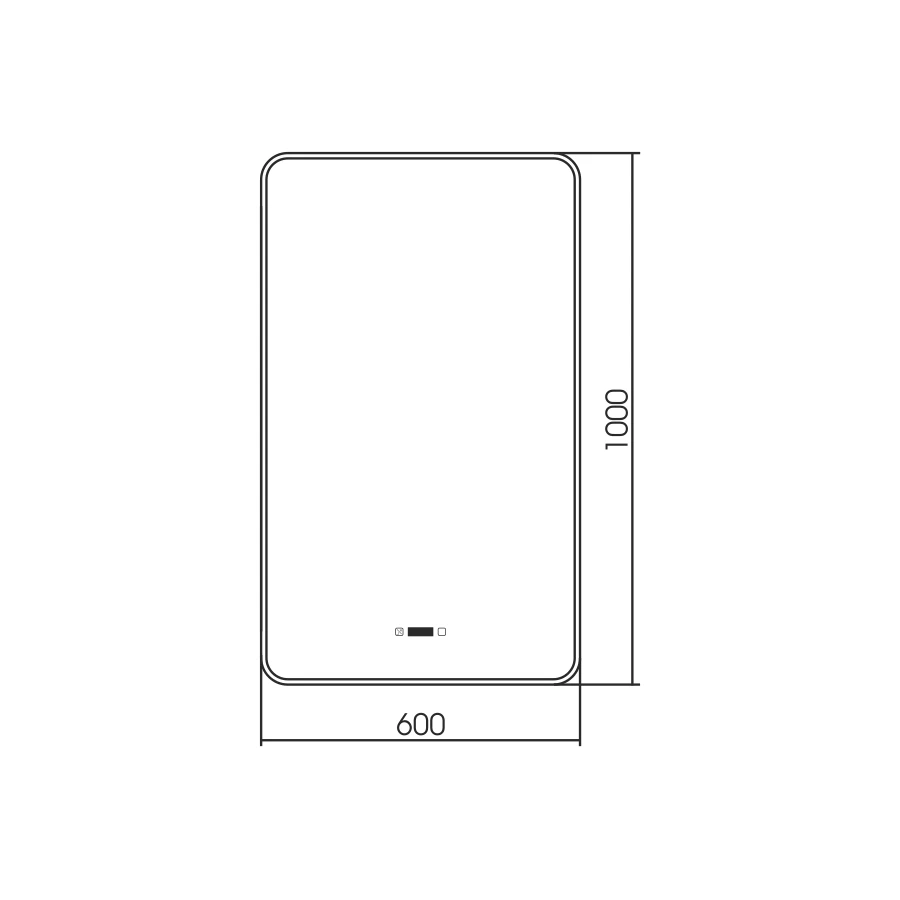 Зеркало Silver Mirrors Incanto LED-00002539 60х100 см