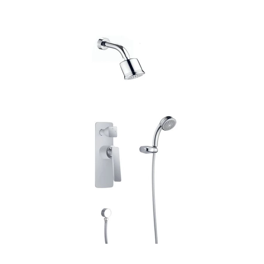 Душевая система Timo Helmi скрытого монтажа 2-х режимная SX-4059/00-16SM (2100) chrome/white