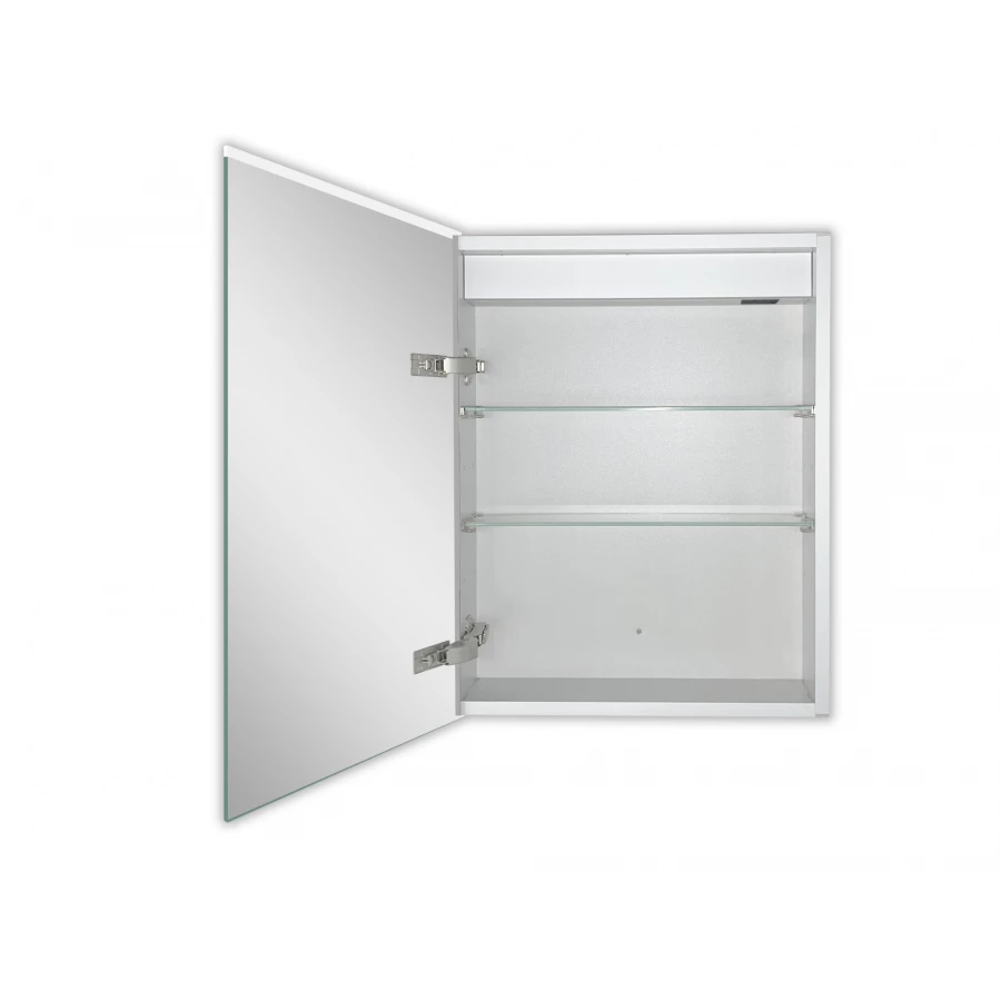 Зеркало-шкаф Azario Brest в алюминиевом корпусе сенсорный выключатель с функцией диммера AZ-ZC-046CS 50х70 см