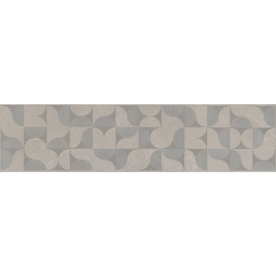 Бордюр Kerama Marazzi Авенида AZ\B005\11232R матовый обрезной серый светлый 60*14,5 см