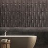 Декор Porcelanosa Веллуто Неро Десо / Velluto Nero Deco матовый черный 100354913 150х59,6 см