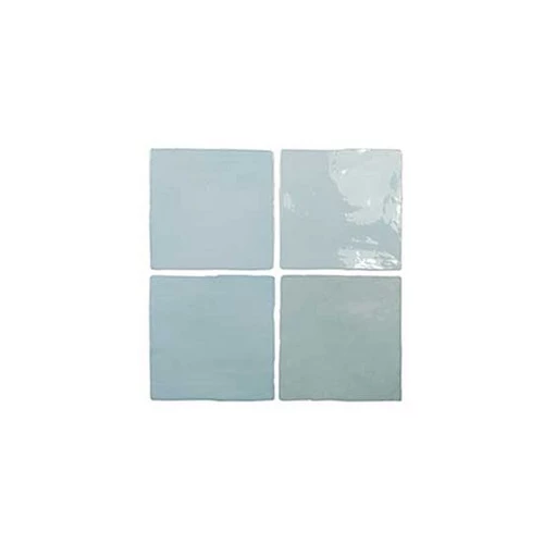 Настенная керамическая плитка DNA Flash Light Blue глазурованный глянцевый 13x13 см