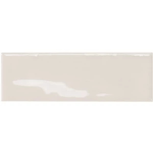 Керамогранит Monopole Artisan Cotton 002591 глянцевый белый 15x5 см