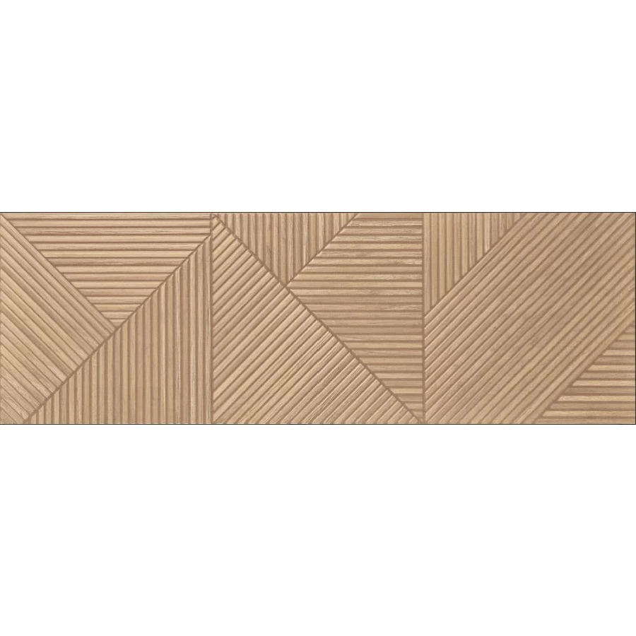 Плитка настенная Porcelanite Dos Amazons 9545 Roble Relieve матовая коричневая PCD000052 90х30 см