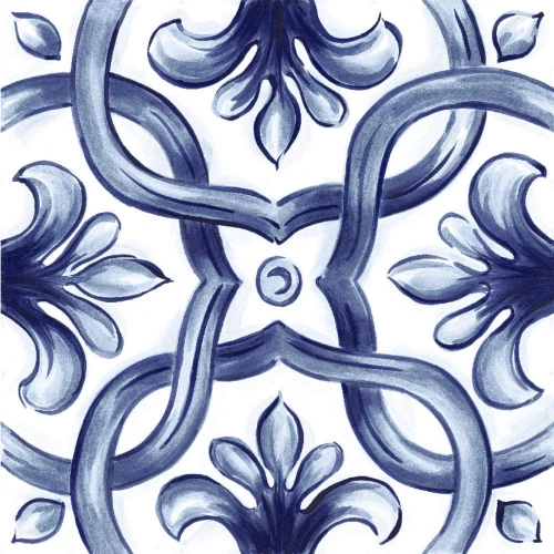 Керамогранит Ragno Marazzi Amuri Decoro Maiolica Tappeto 2 Glossy RT RC8H 20х20 см