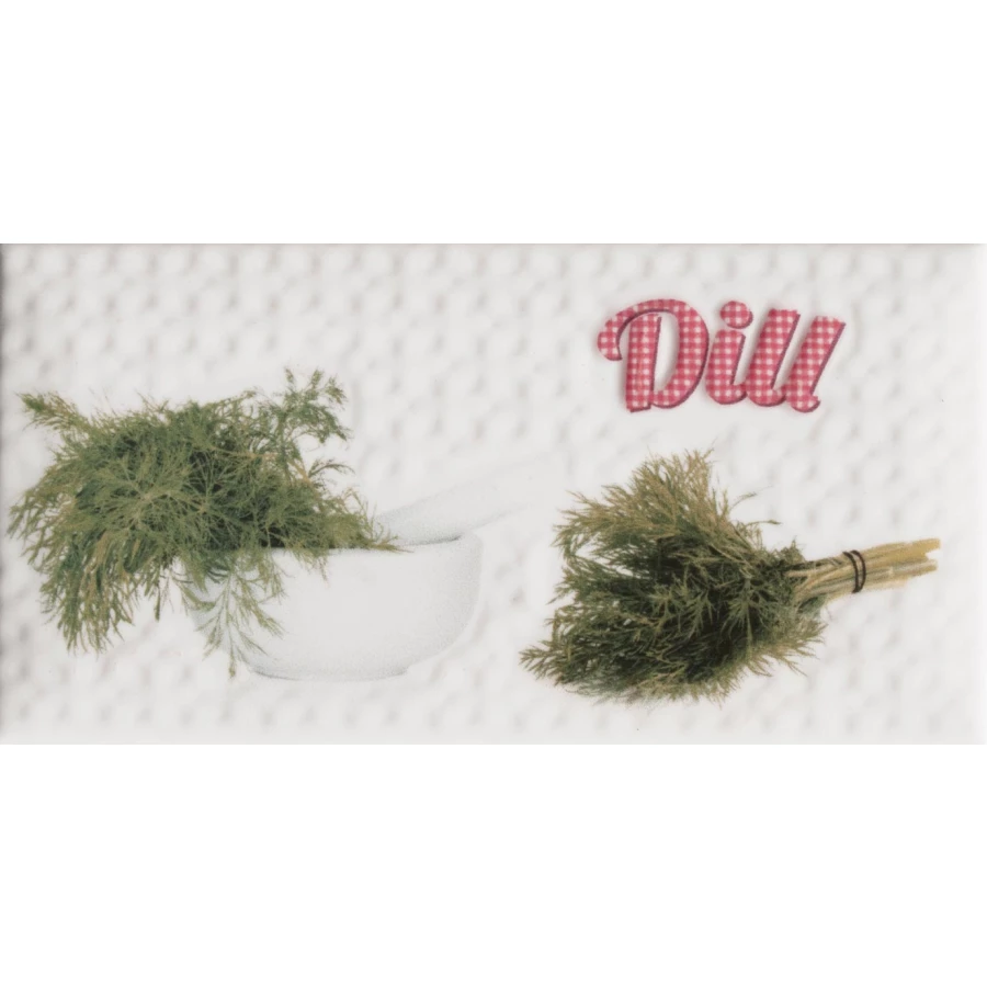 Декор Absolut Keramika Monocolor 10x20 Decor Modern Dill KL AK1151 20х10 см