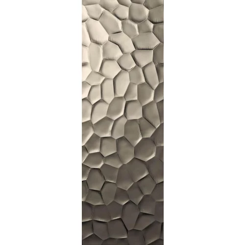 Декор Marazzi Essenziale Metal Strutt. Deco серый 40х120 см