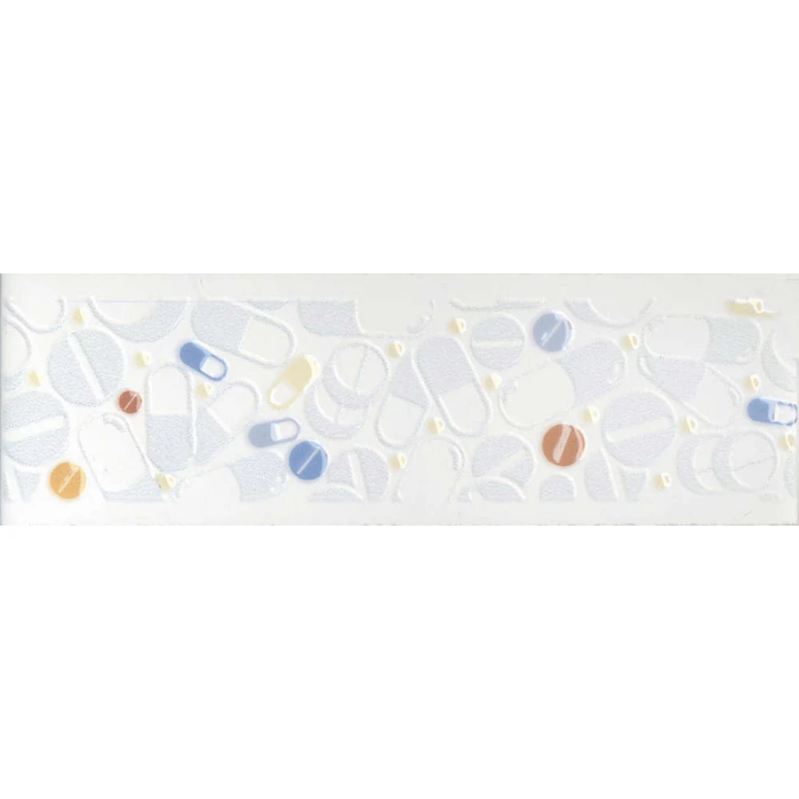 Бордюр Kerama Marazzi Айболит полуматовый белый VT/A516/5009 20x6,3 см