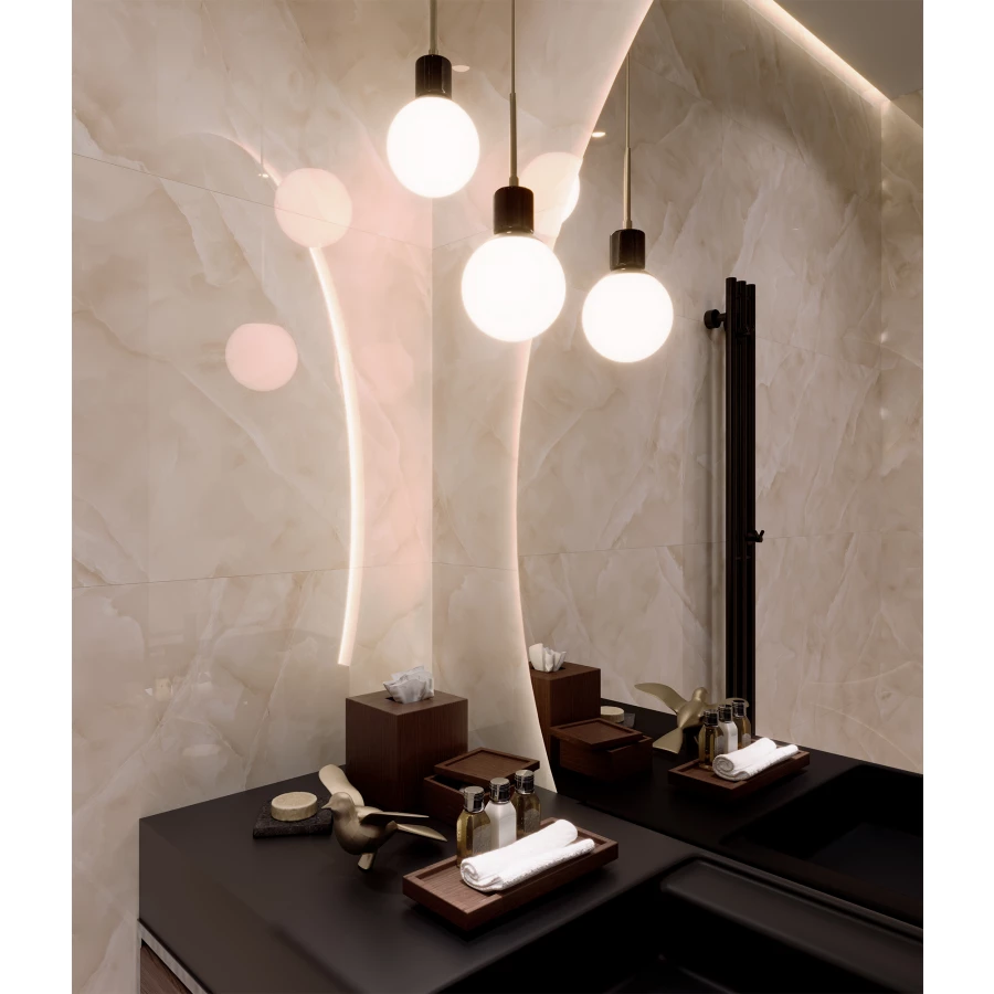 Керамогранит Arcadia Ceramica Baikal Ivory Full Polished бежевый FP1024-A 120х60 см