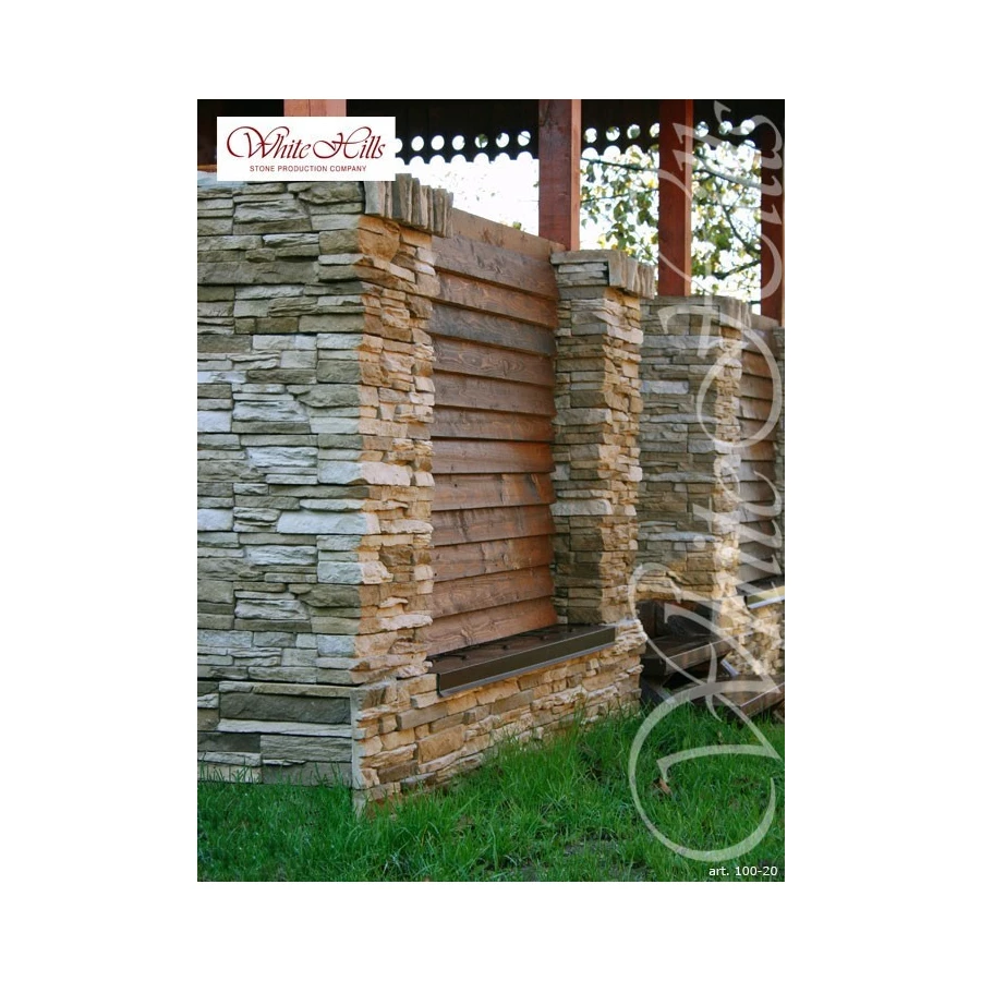 Искусственный камень White Hills Кросс Фелл 100-20 20 30 50x10х2,5-5 см