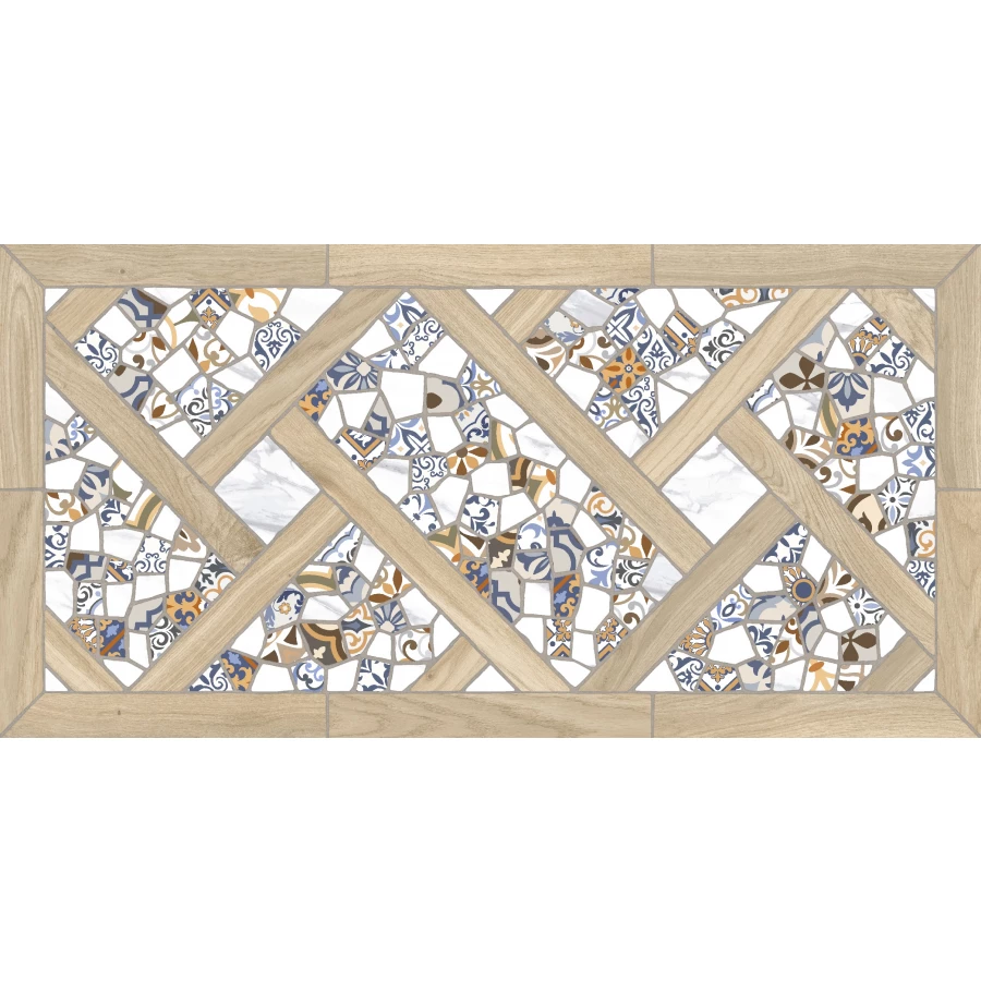 Керамогранит Jano Tiles Trencadis полуматовый бежевый TRENCADIS BLANCO 120х60 см