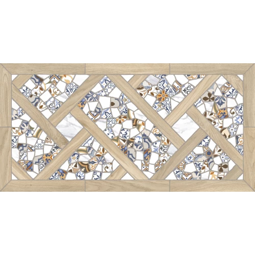 Керамогранит Jano Tiles Trencadis полуматовый бежевый TRENCADIS BLANCO 120х60 см