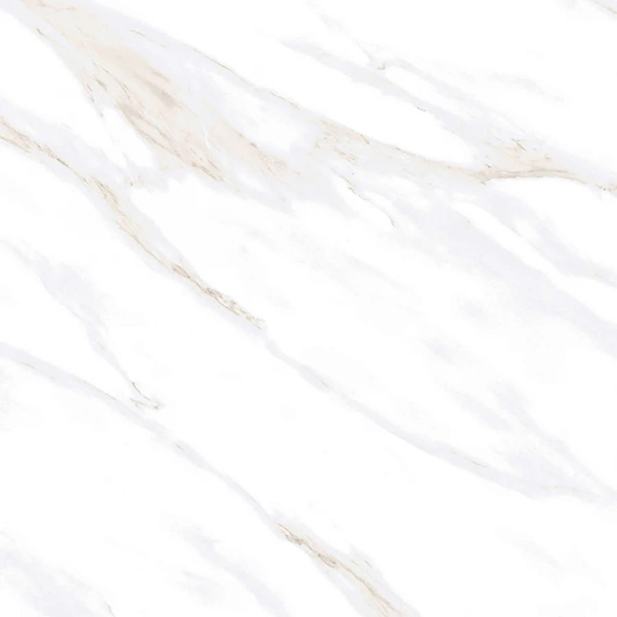 Керамогранит Ceradim Calacatta Clarity Gold белый Полированный 80х80 см