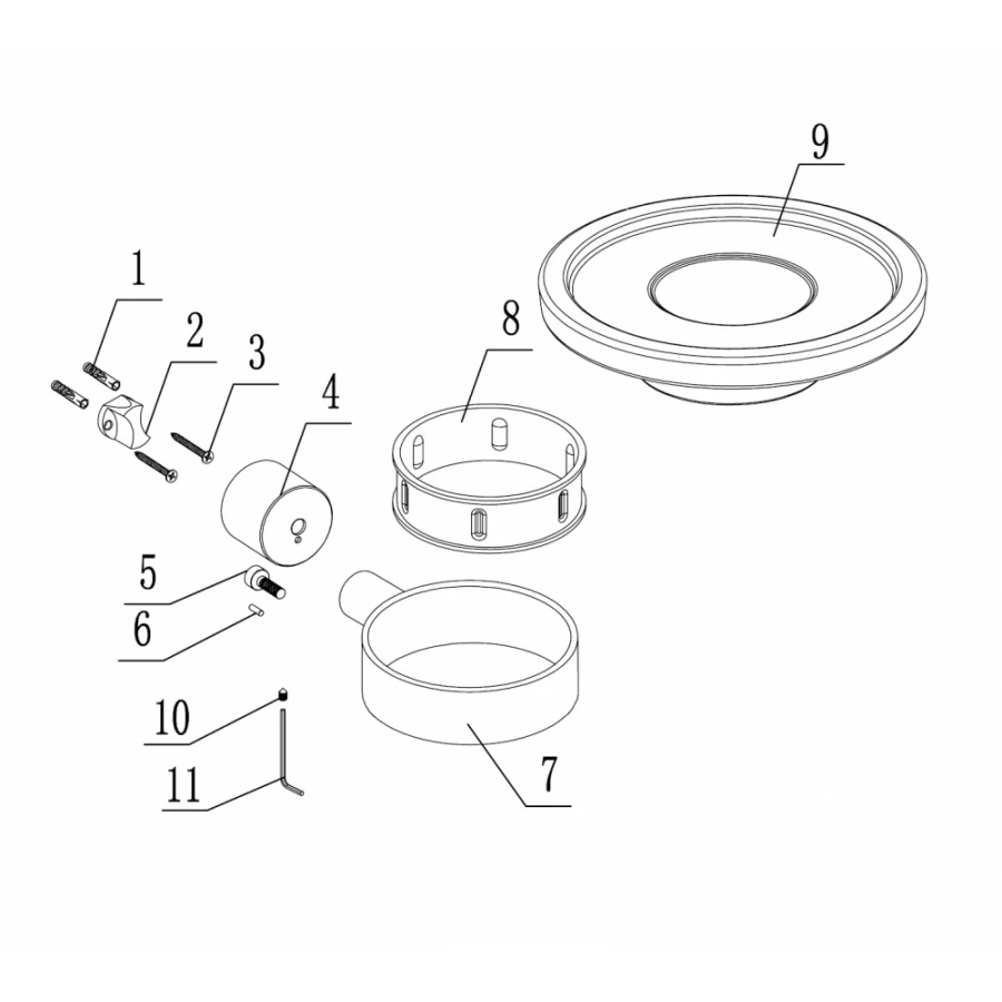 Мыльница с держателем Abber Osten 316 брашированная сталь AA185A8BST