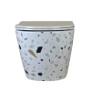Унитаз подвесной безободковый Bronze de Luxe Terrazzo крышка белая 2092-W разноцветный