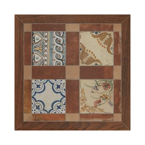 Керамогранит Шахтинская плитка Майорка коричневый микс КГ 02 40х40