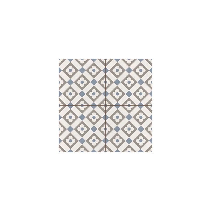 Плитка напольная Kerlife Hydraulic Leah Ocean KRLH00012, 1.42 м2, 45х45 см