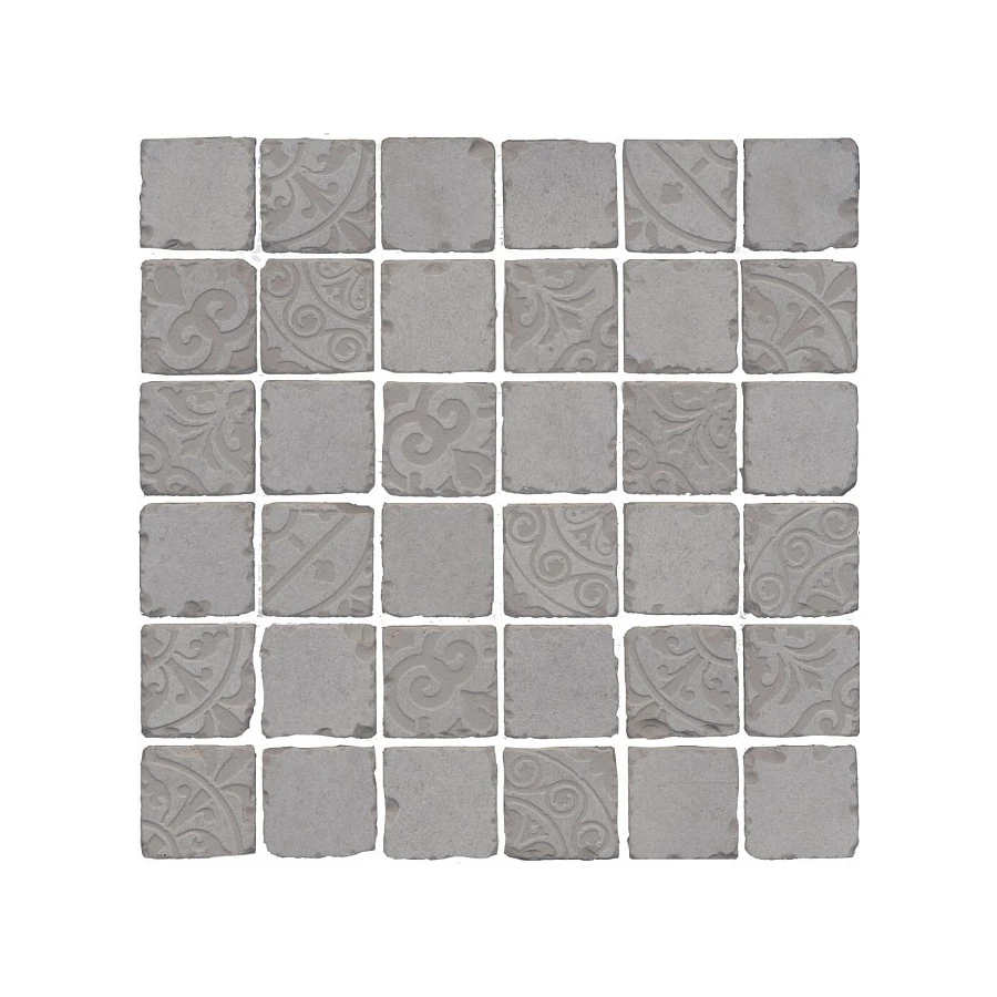 Керамогранит Kerama Marazzi Про Фьюче Декор мозаичный матовый серый SBM004\DD6402 30x30 см