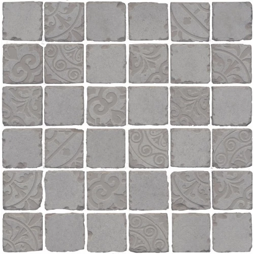 Керамогранит Kerama Marazzi Про Фьюче Декор мозаичный матовый серый SBM004\DD6402 30x30 см
