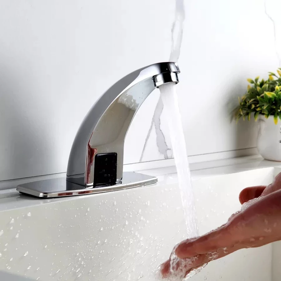 Смеситель для раковины сенсорный ПрофСан ПСМ-2017 хром