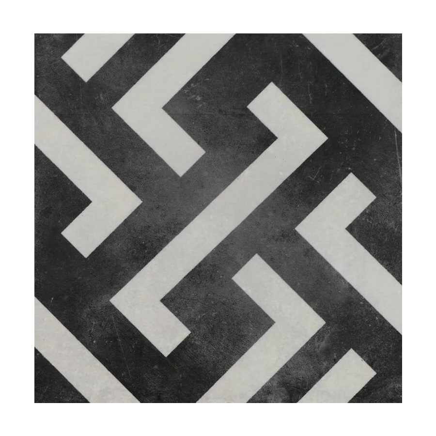 Керамогранит Pamesa Art Signac матовый черно-белый 15.826.001.0482 22.3x22.3 см