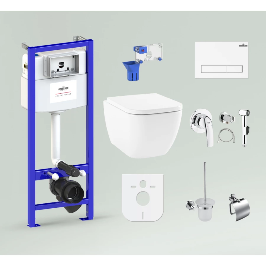 Комплект 10 в 1 Lavinia Boho Relfix One Rimless 98010133 (состоит из 3302103R, 33290200, 38010010, 3805001W, 38040010, 123072, 60567, 98652)