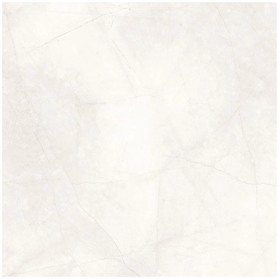 Керамогранит Laparet Splash Bianco белый Сатинированный Карвинг 60х60 см