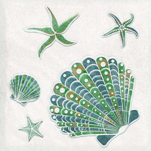 Керамическая плитка Kerlife Smalto mare 2 bianco 15*15 см