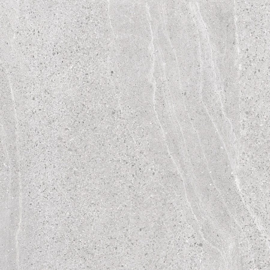 Клинкерная плитка Керамин Камерун 7 матовая светло-серая 39,4х39,4 см