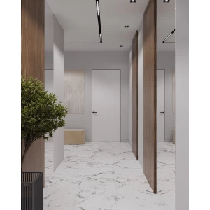 Керамогранит Arcadia Ceramica Borghini Silver Carving белый CR4006-A 60х60 см