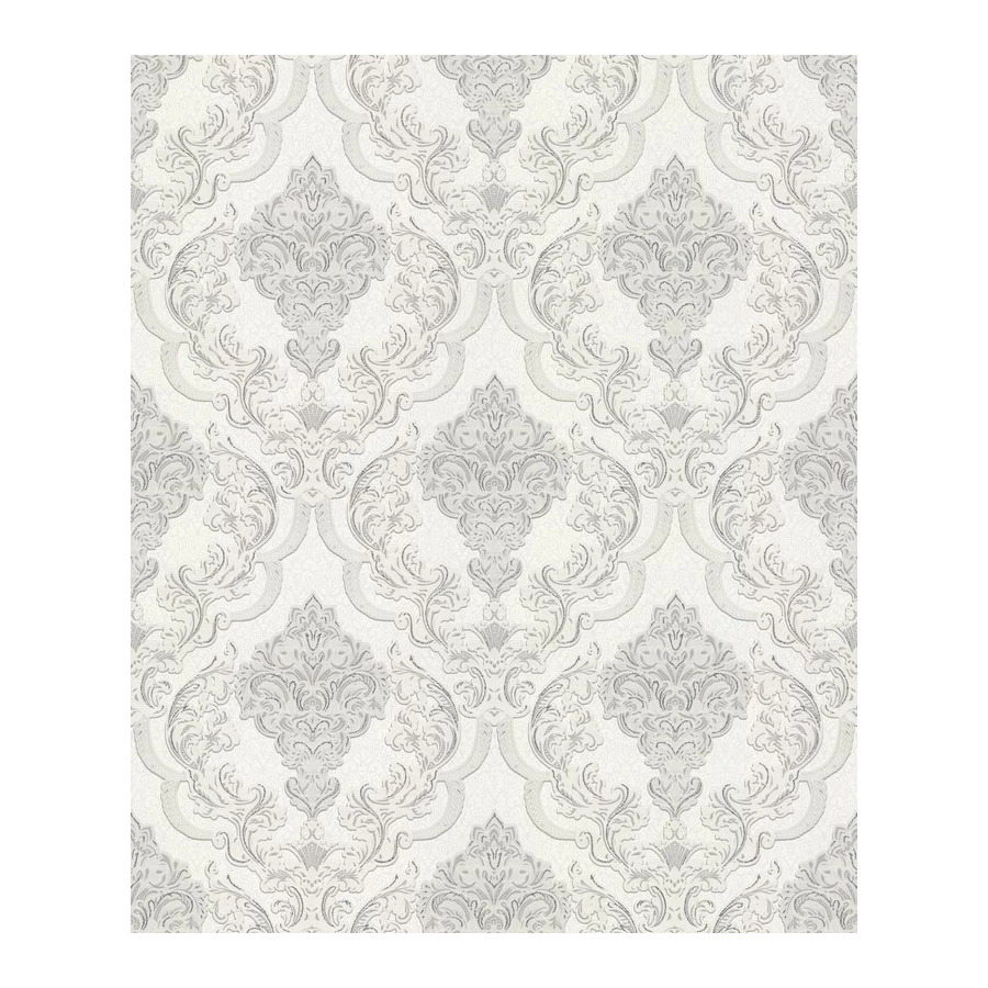 Обои виниловые Аспект Маркиз белые 10128-11 0,53х10,05 м