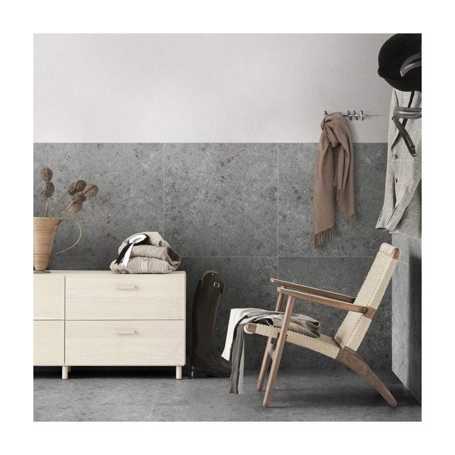 Керамогранит Керамин Морро 1 матовый серый 60х60 см