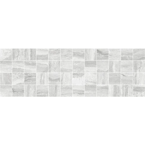 Декор Laparet Glossy мозаичный серый MM11188 20х60