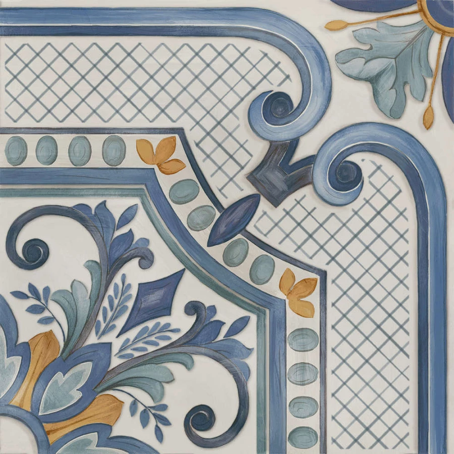 Керамогранит Kerama Marazzi Мирадоро полуглянцевый синий SG653022R 60x60 см