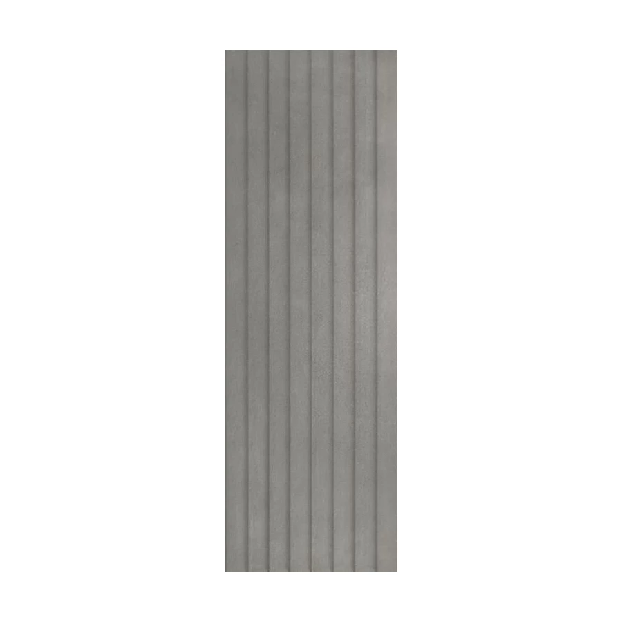 Плитка настенная Ragno Marazzi Terracruda Piombo Struttura Verso 3d Rett. серый 40х120 см