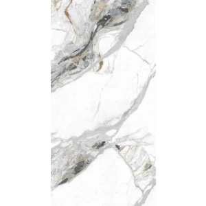 Керамогранит Bonaparte Ival White Soft Polish Light Rect белый 120х60 см