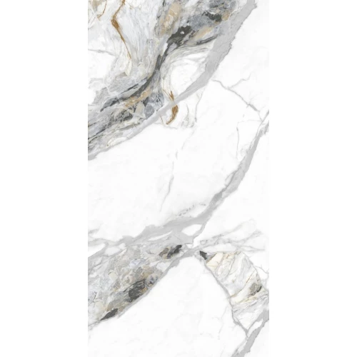 Керамогранит Bonaparte Ival White Soft Polish Light Rect белый 120х60 см