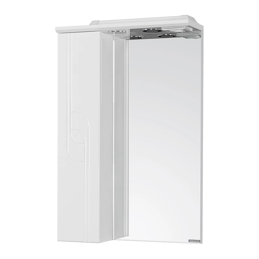 Зеркало Акватон Панда 50 левостороннее белое 1A007402PD01L