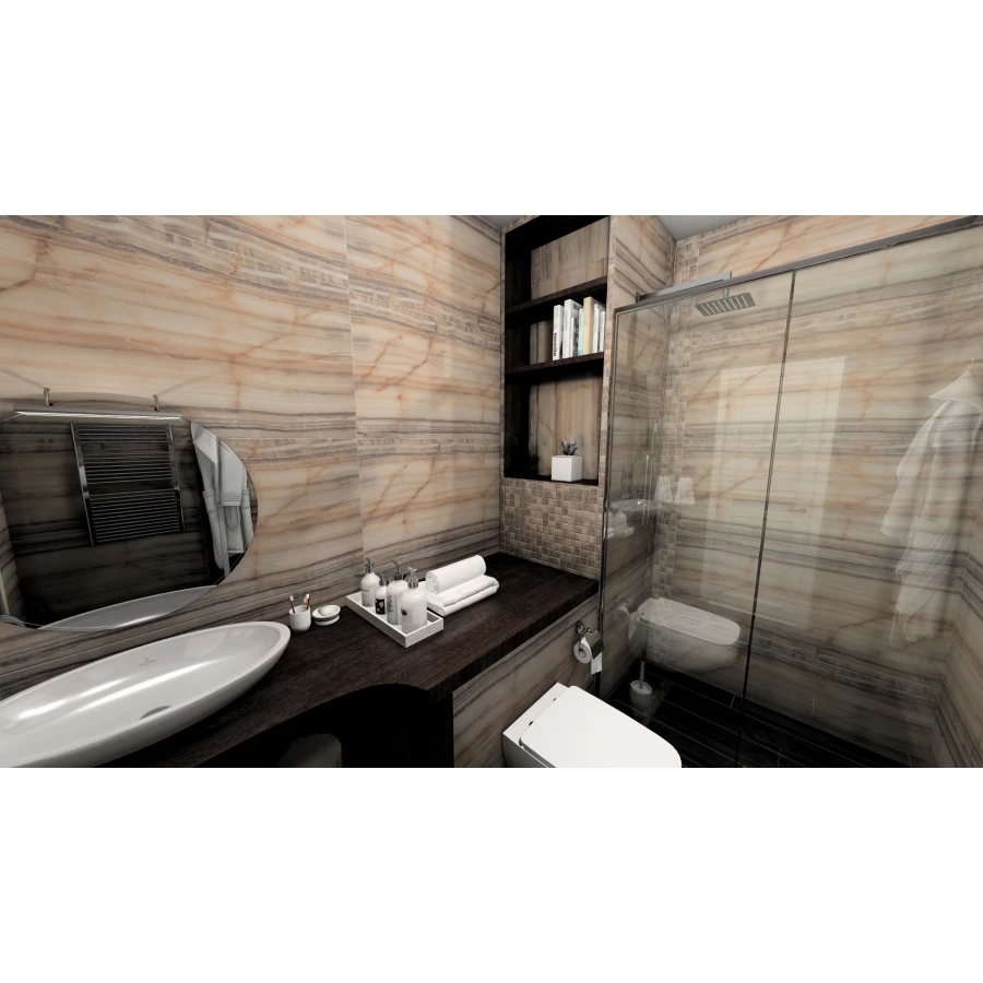 Керамогранит Absolut Gres Quiro Dark Mosaic AB1038M1 30х30 см