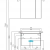 Зеркальный шкаф Акватон Асти 70 1A263402AX010