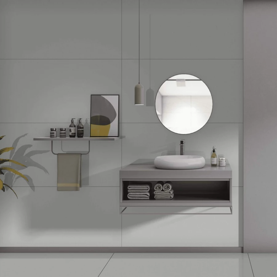 Керамогранит Belleza Eva Grey Carving CR 120х60 см